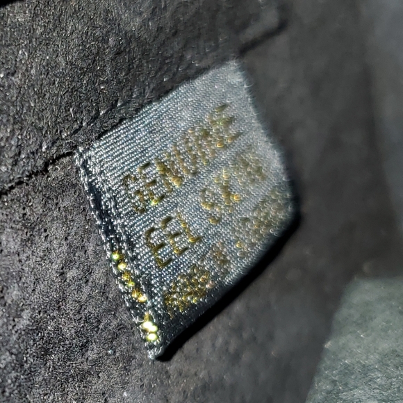 Eel Skin Clutch / Shoulder Bag - Picture 10 of 14